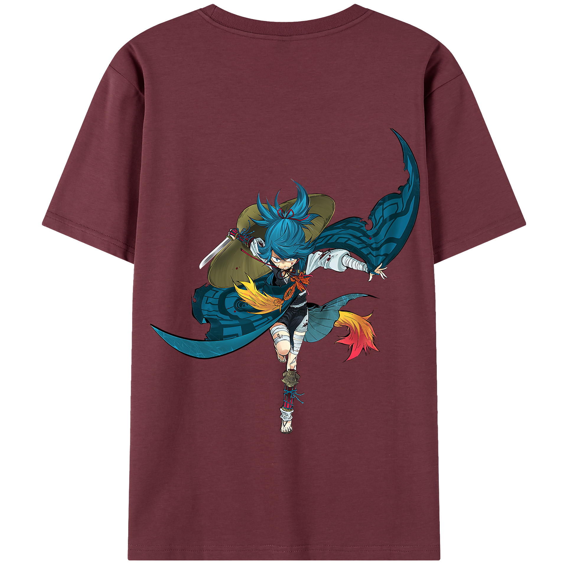 （画像用） 刀剣乱舞 Touken Ranbu 綿100％半袖Tシャツ（背面プリント）